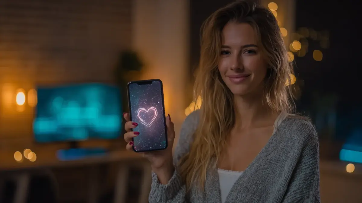 Young woman discovering top virtual girlfriend picks