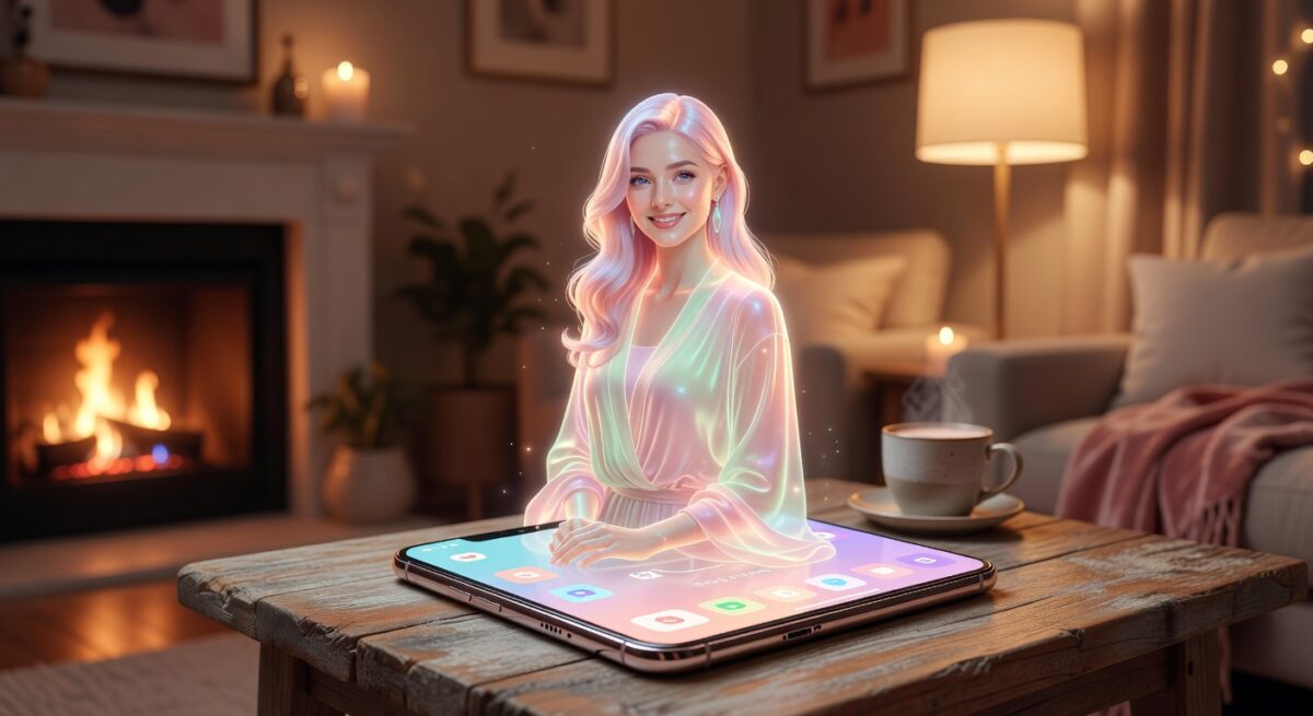 AI companion illustration for candy ai review 2026