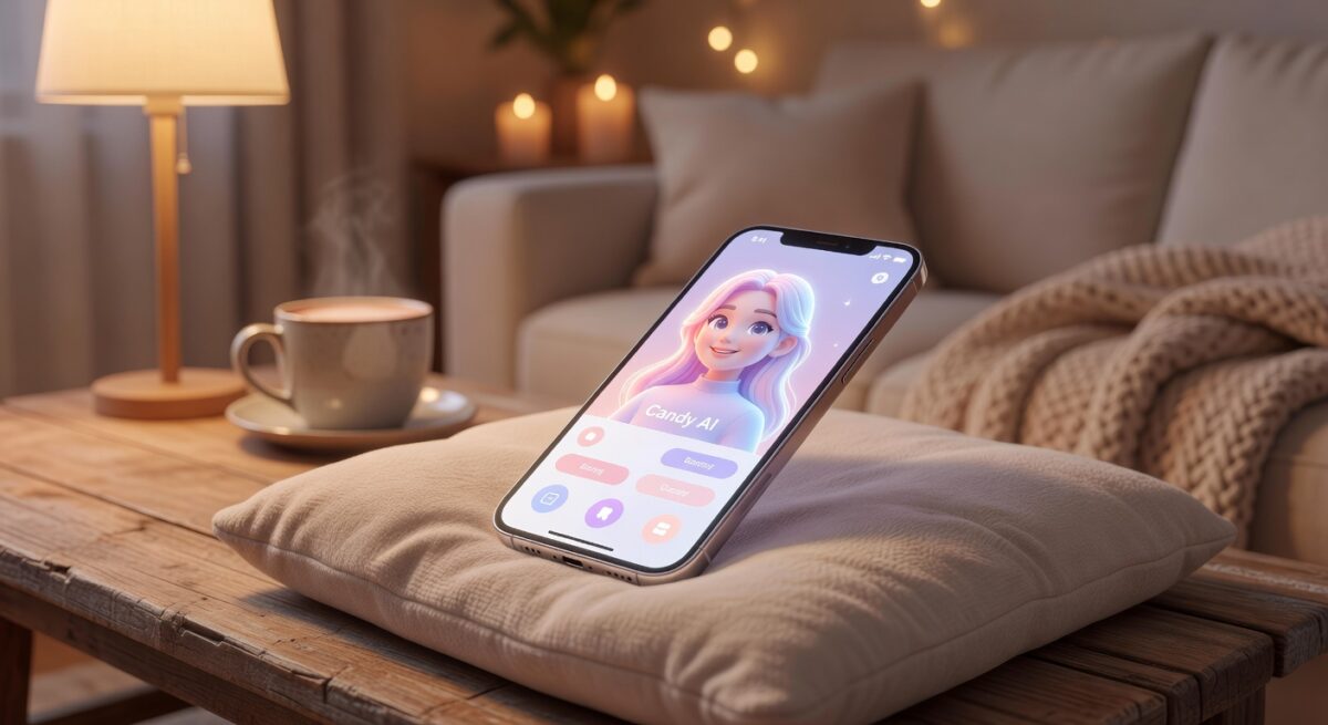 AI companion illustration for candy ai review 2026